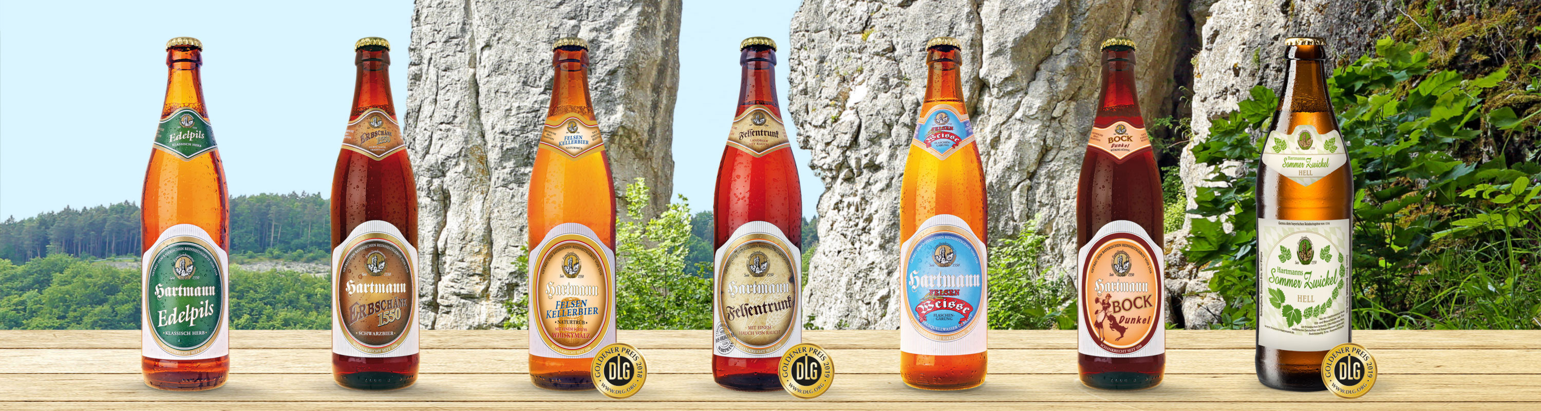 Brauerei Hartmann Würgau - Biere